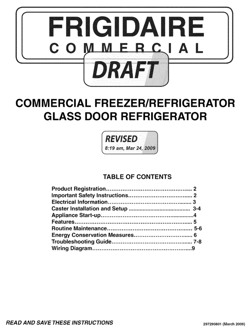 Frigidaire FCRS201RFB5 Owner's manual