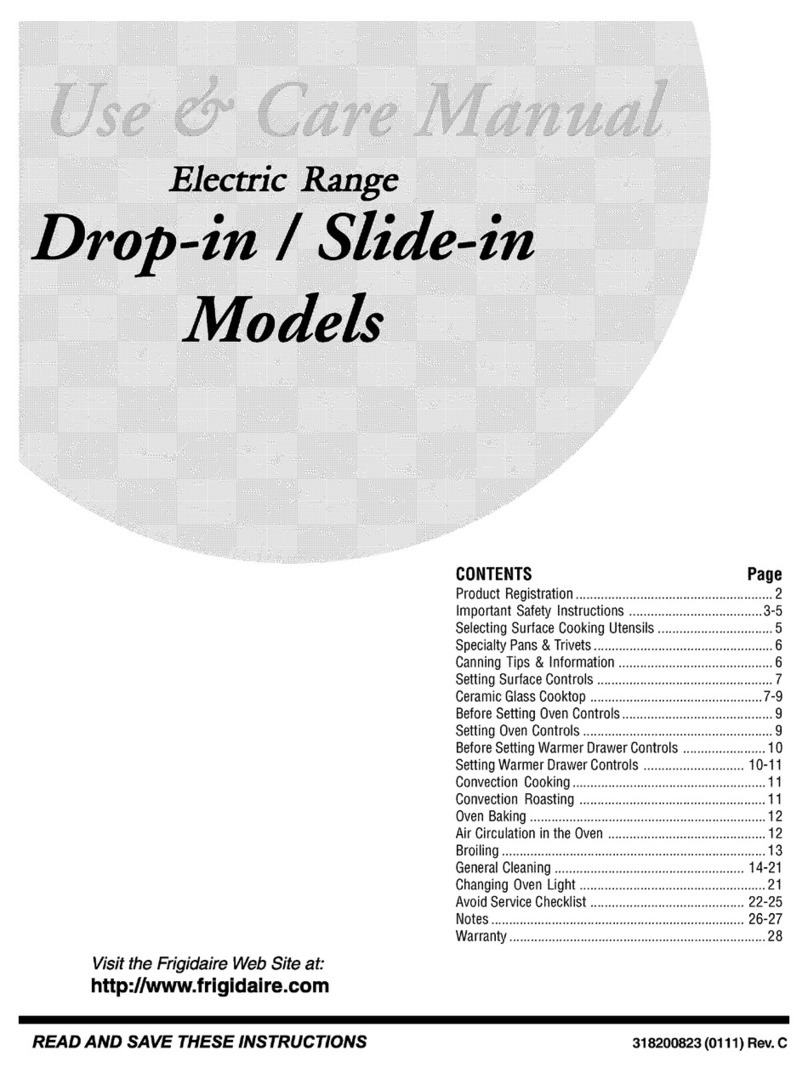 Frigidaire FES367AQC User manual