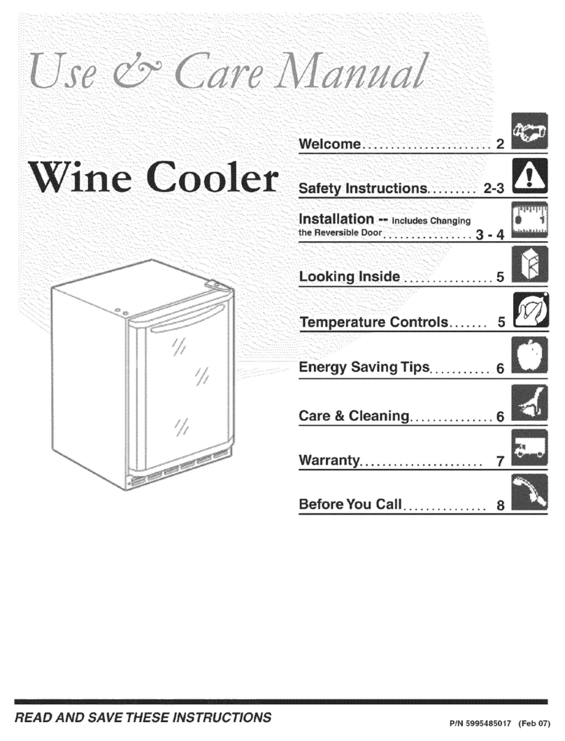 Frigidaire PLWC486GS0 User manual