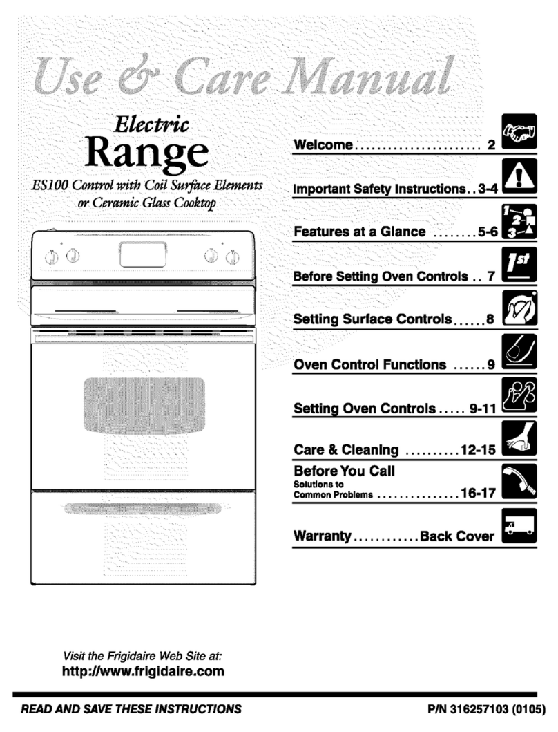 Frigidaire FEF336ASB User manual Frigidaire FEF336ASB User manual