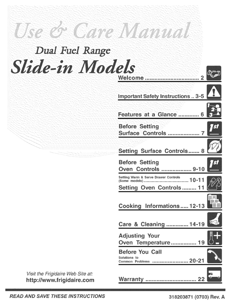 Frigidaire CFCS366EC5 User manual