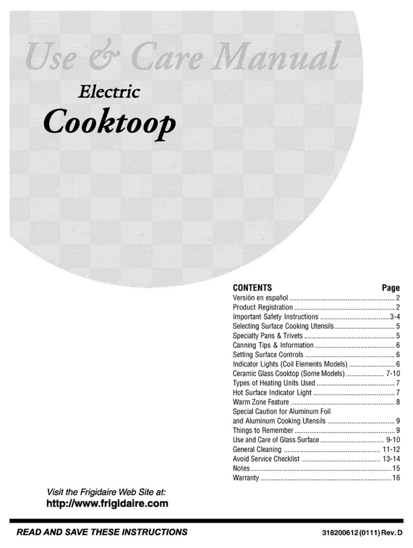 Frigidaire FEC30S6ABC User manual Frigidaire FEC30S6ABC User manual