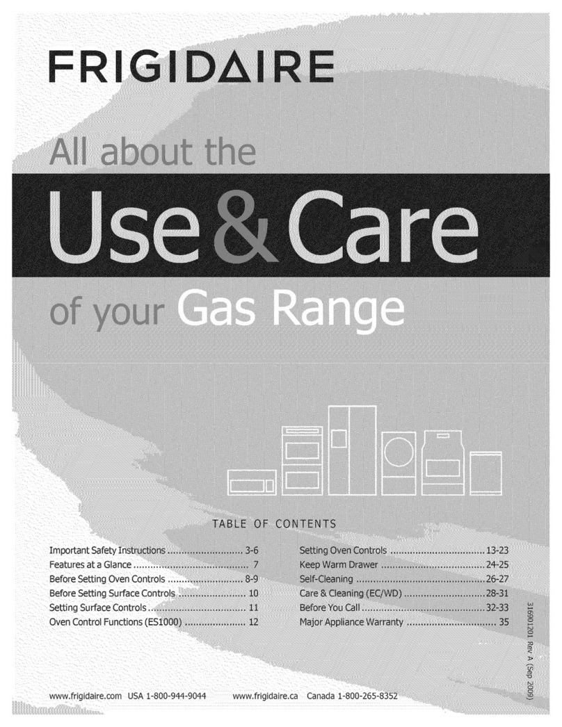 Frigidaire FGGF3056KFE User manual