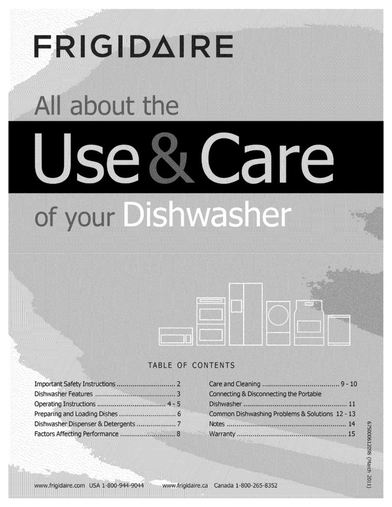 Frigidaire FFBD1821MW0A use & care