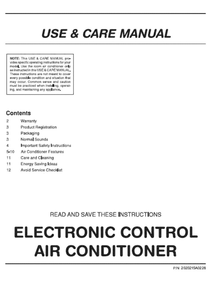 Frigidaire FAC104P1AB User manual Frigidaire FAC104P1AB User manual