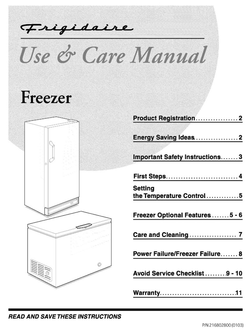 Frigidaire FFU14FC4AW1 Use & care manual