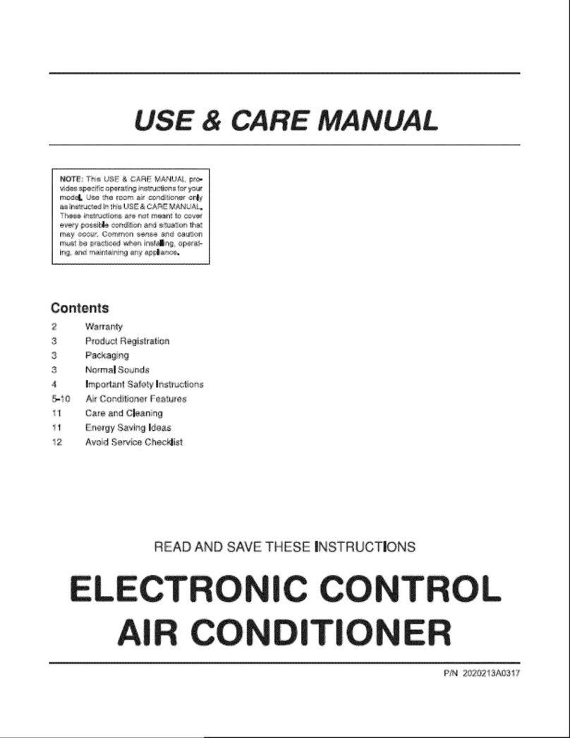 Frigidaire FAA055P7AB User manual