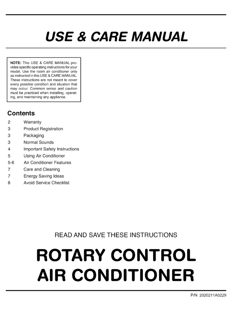 Frigidaire FAA062P7AA User manual