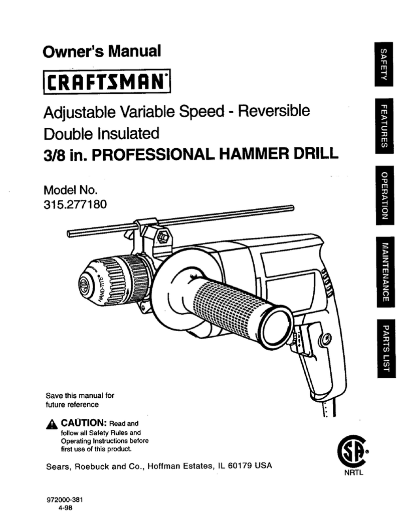 Craftsman 315.277180 User manual