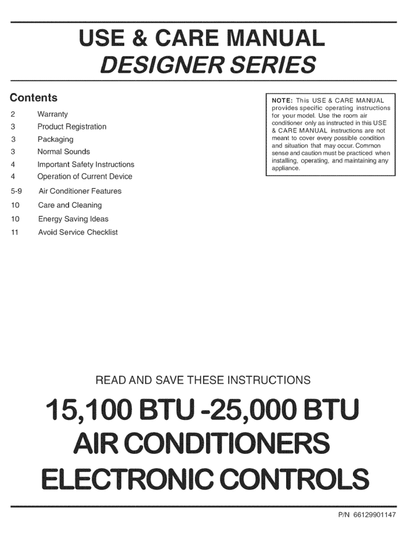 Frigidaire FAM157S1A13 User manual Frigidaire FAM157S1A13 User manual