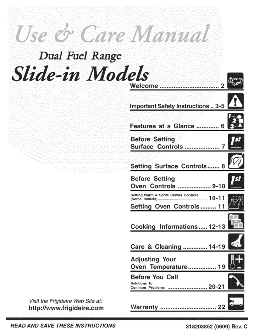 Frigidaire CFCS366EB1 User manual