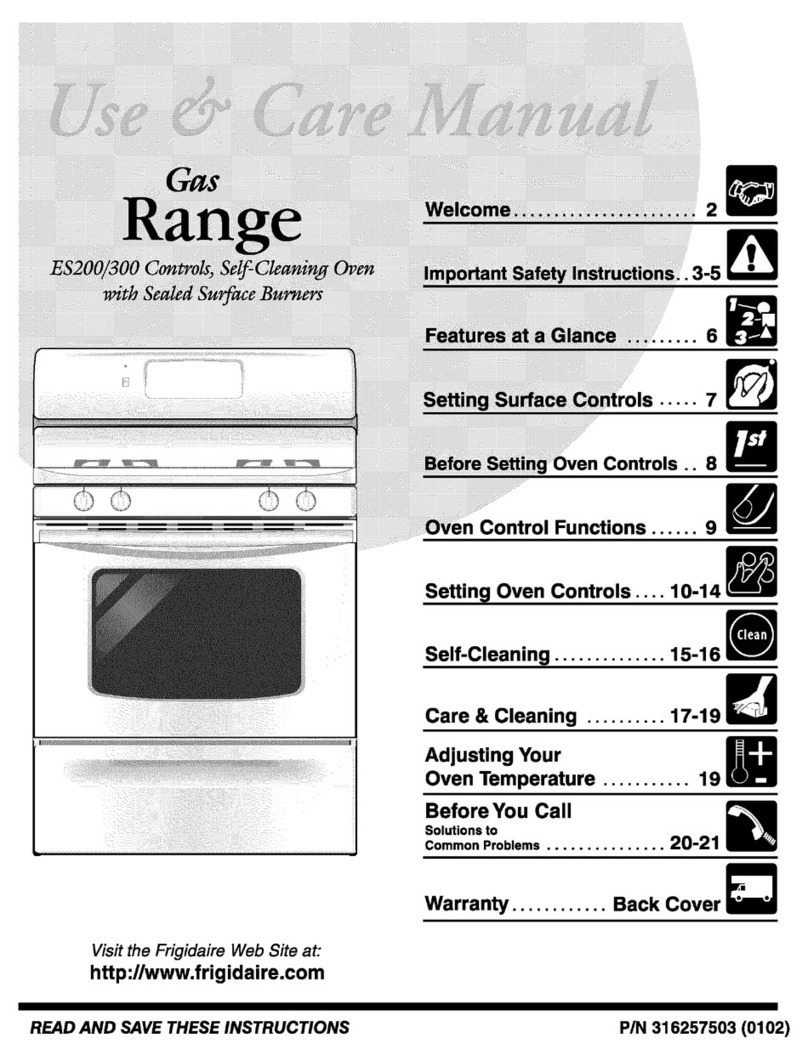 Frigidaire FGF356MXAWA User manual