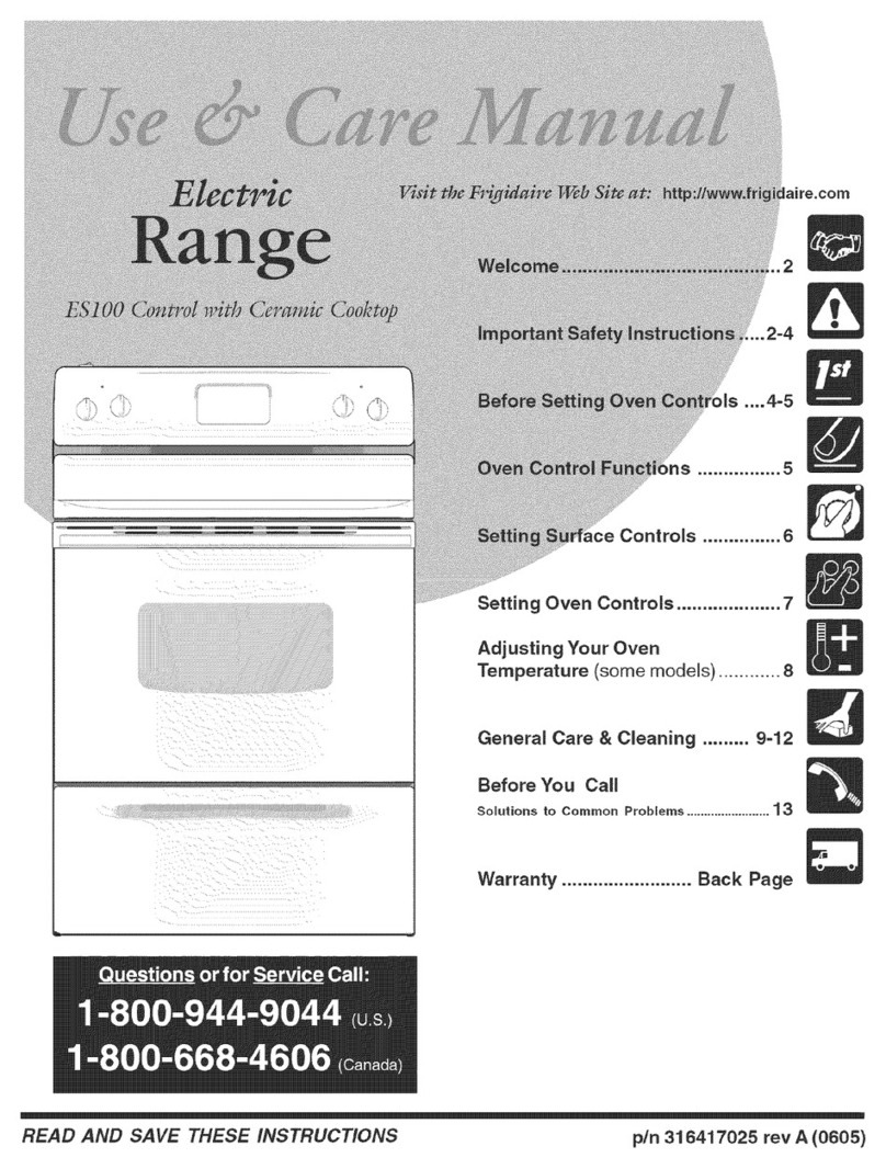 Frigidaire FEF339FSE User manual