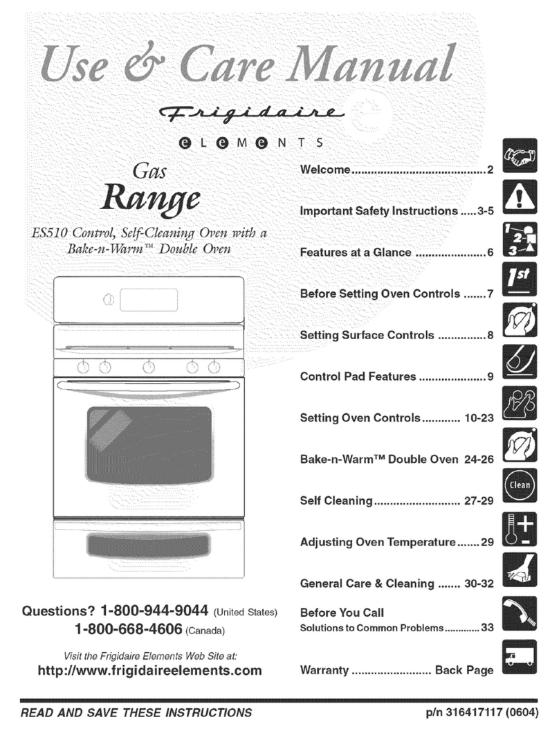 Frigidaire LEGFM389FEA User manual