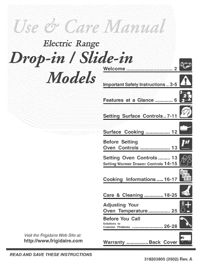 Frigidaire CFES355ES1 User manual