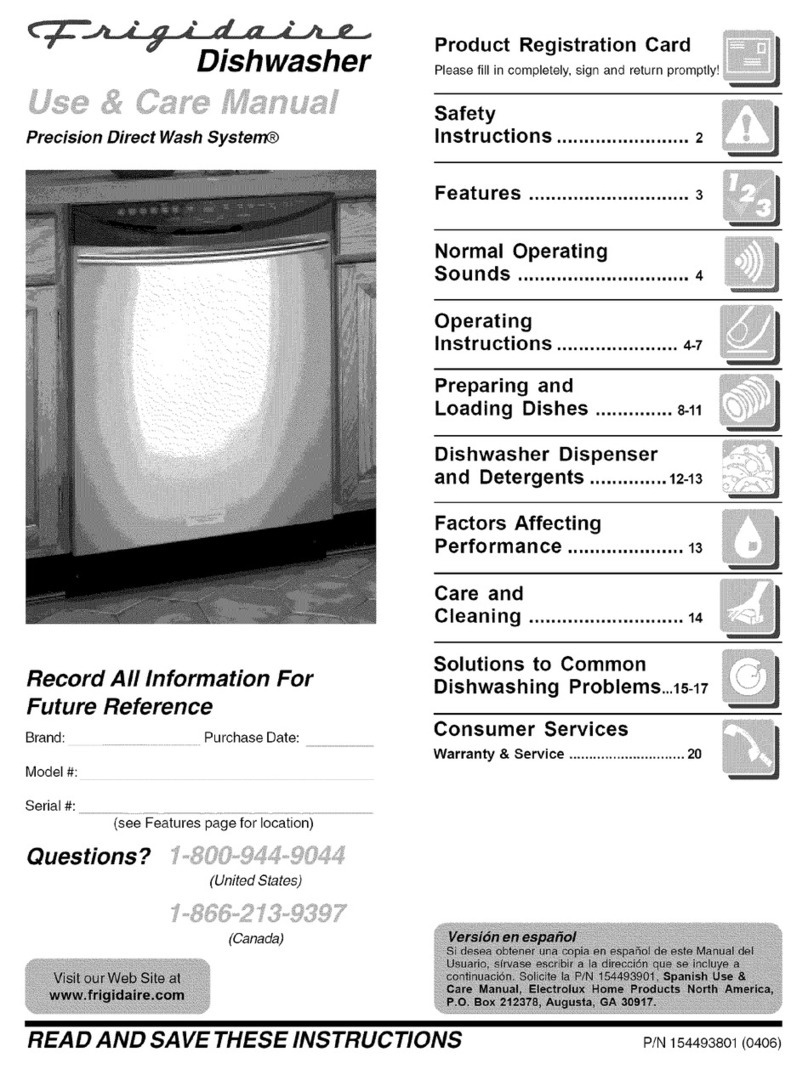 Frigidaire FDB2410LDB0 User manual