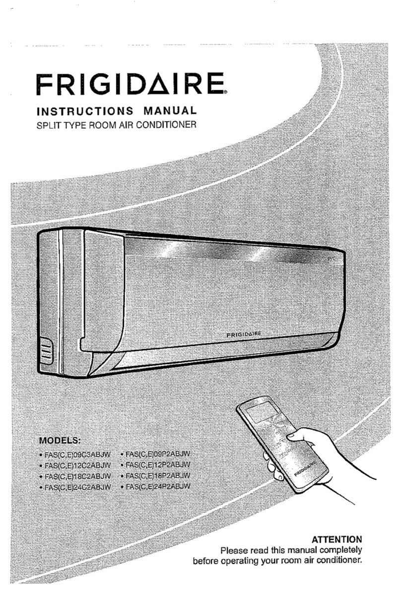 Frigidaire FAC12C2ABJW User manual Frigidaire FAC12C2ABJW User manual