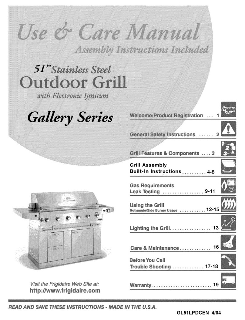Frigidaire Designer Series User manual
