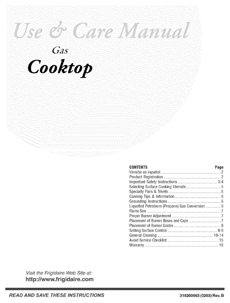 Frigidaire GLGC30S8KSB User manual