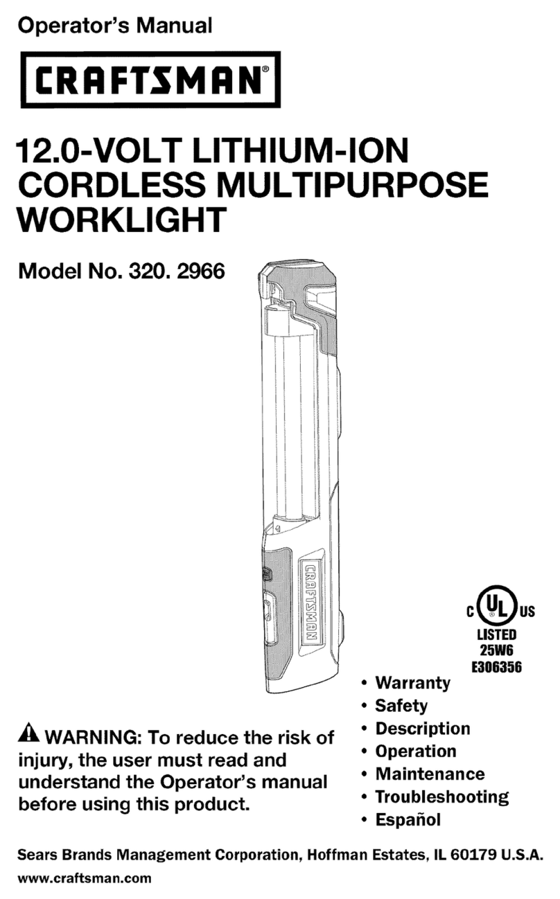 Craftsman 320.2966 User manual