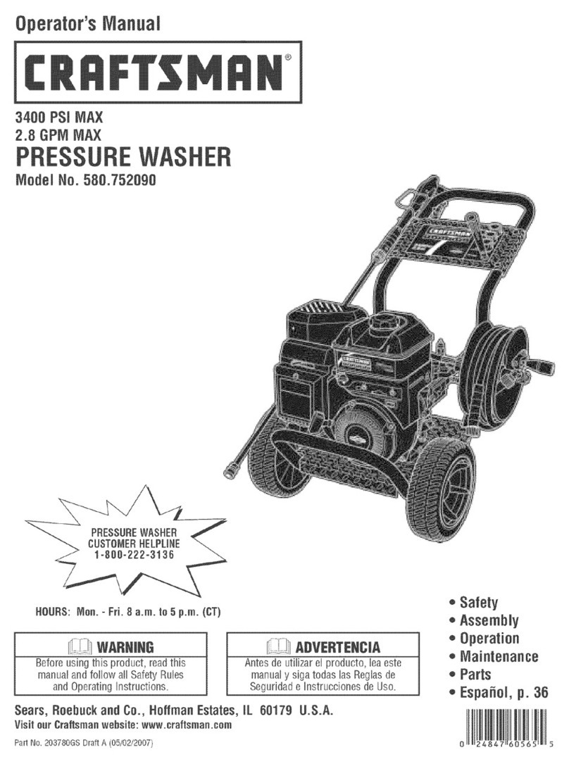 Craftsman 580.752090 Operator's manual