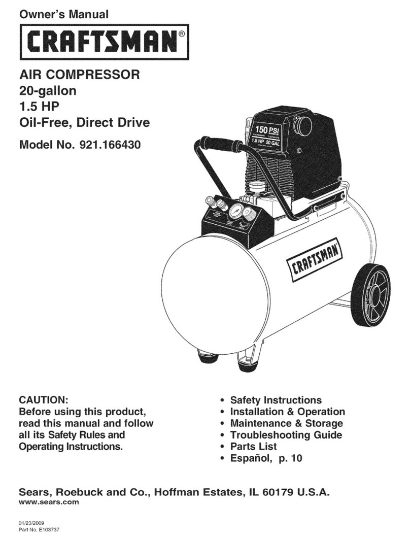 Craftsman 921.166430 owner's manual