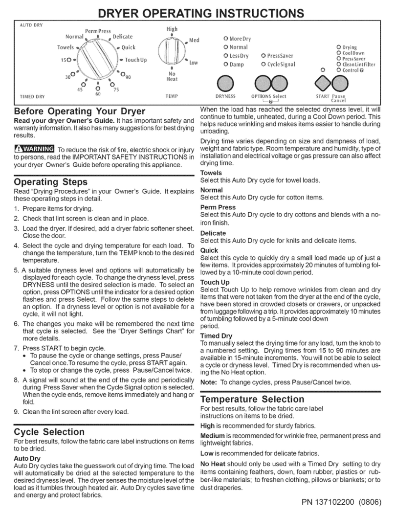 Frigidaire FGQ1442ES3 manual