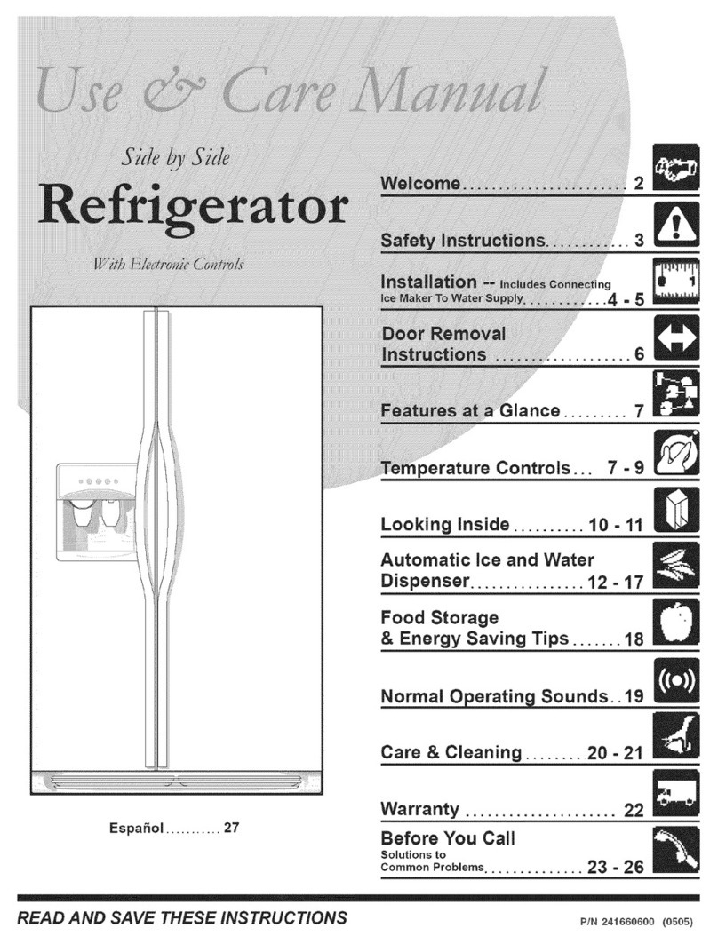 Frigidaire FRS6B5EEQ5 User manual