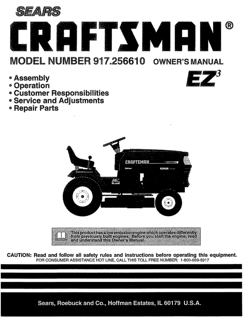 Craftsman EZ3 917.256610 owner's manual