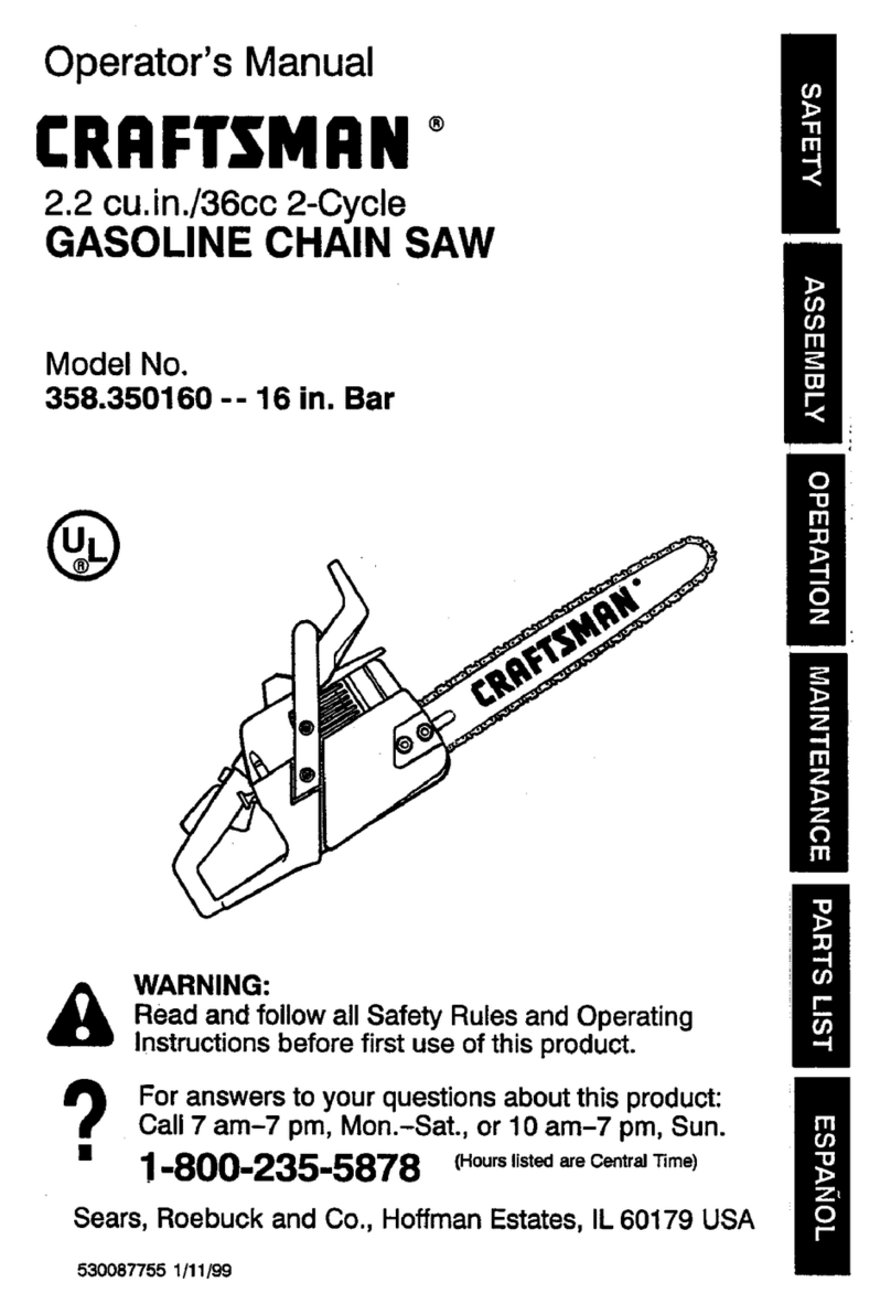 Craftsman 358.350160 User manual
