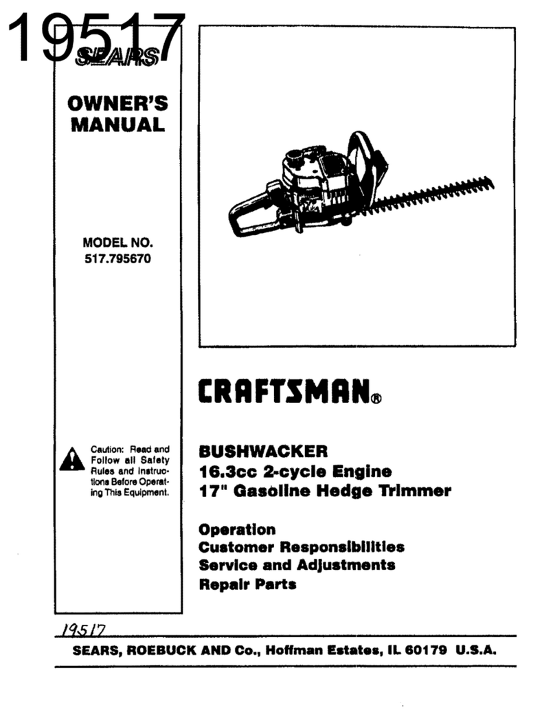 Craftsman BUSHWACKER 517.795670 User manual
