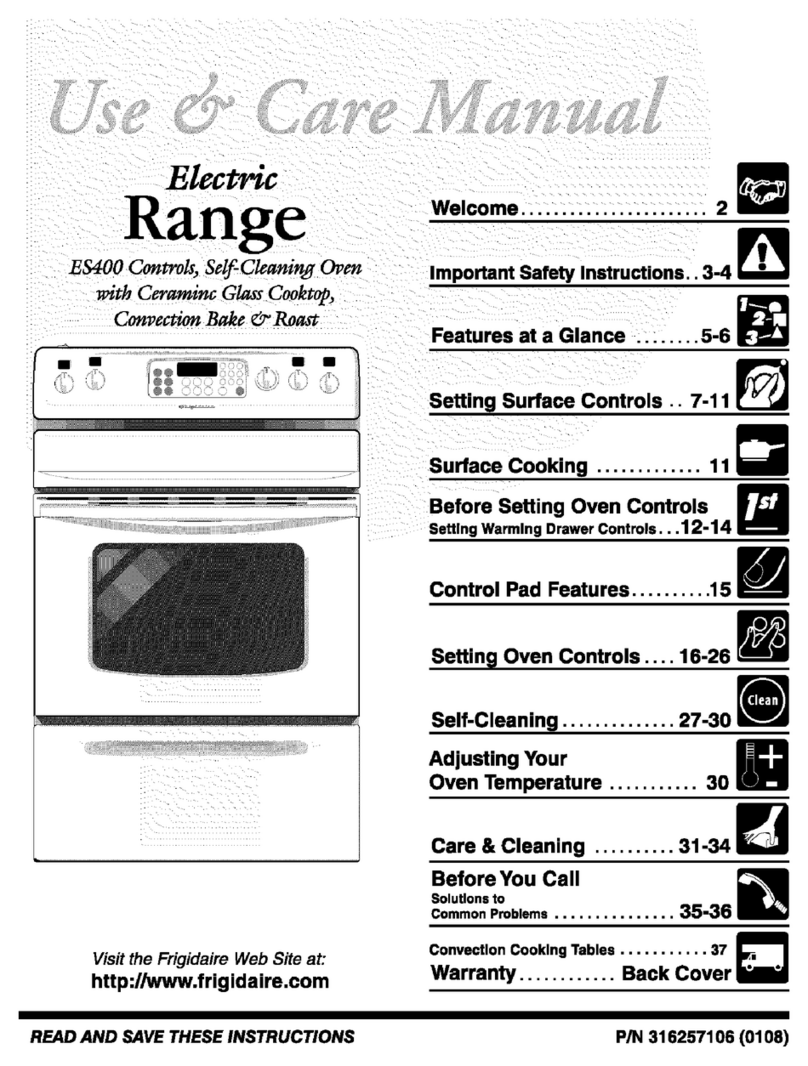 Frigidaire GLEF396ASC User manual