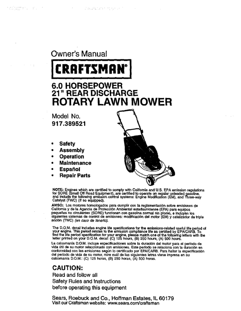 Craftsman 917.389521 User manual