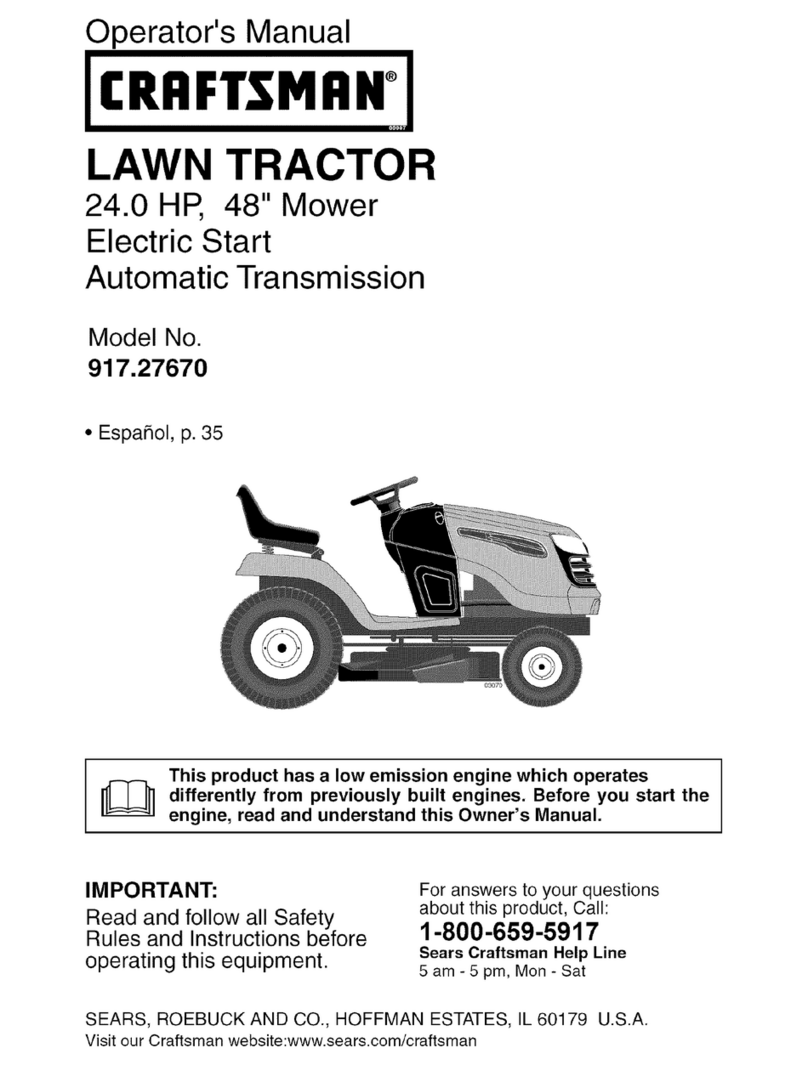 Craftsman 917.27670 Operator's manual