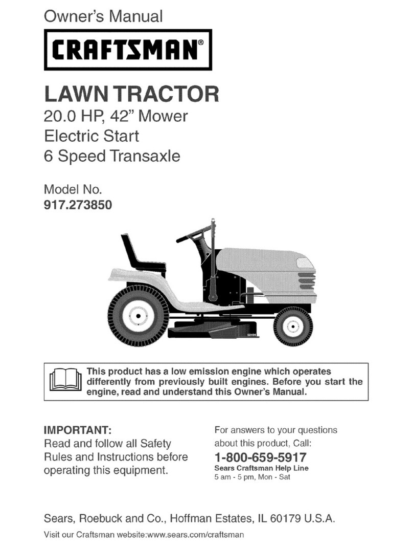 Craftsman 917.273850 owner's manual
