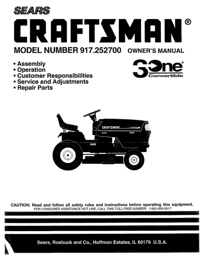 Craftsman 3One 917.252700 owner's manual