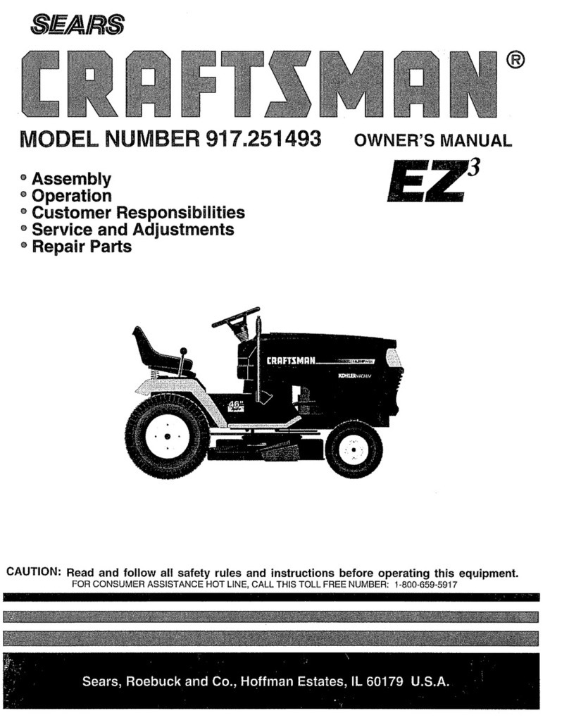 Craftsman EZ3 917.251493 User manual