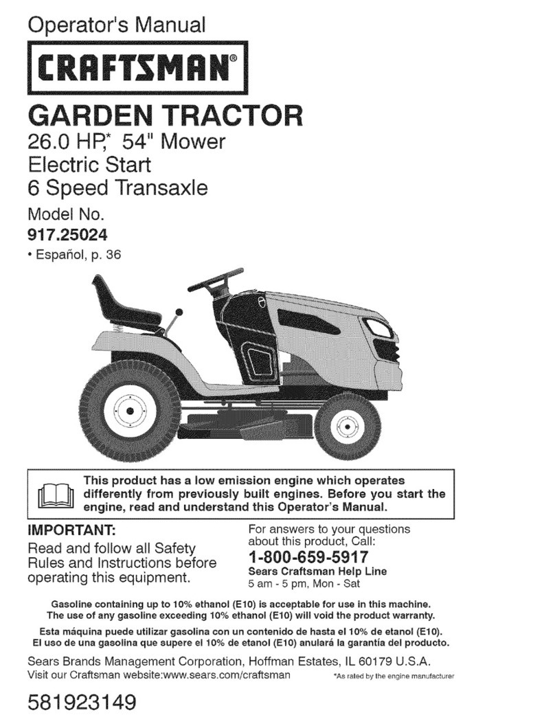 Craftsman 917.25024 Operator's manual