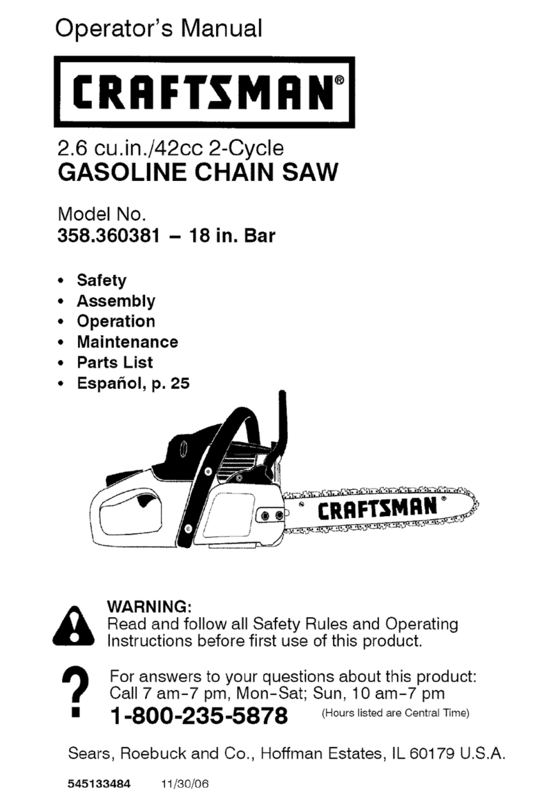 Craftsman 358.360381 User manual