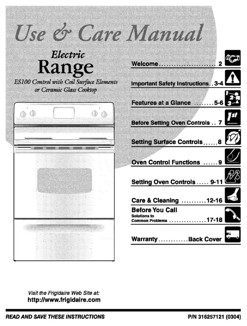 Frigidaire FEF326AQF User manual