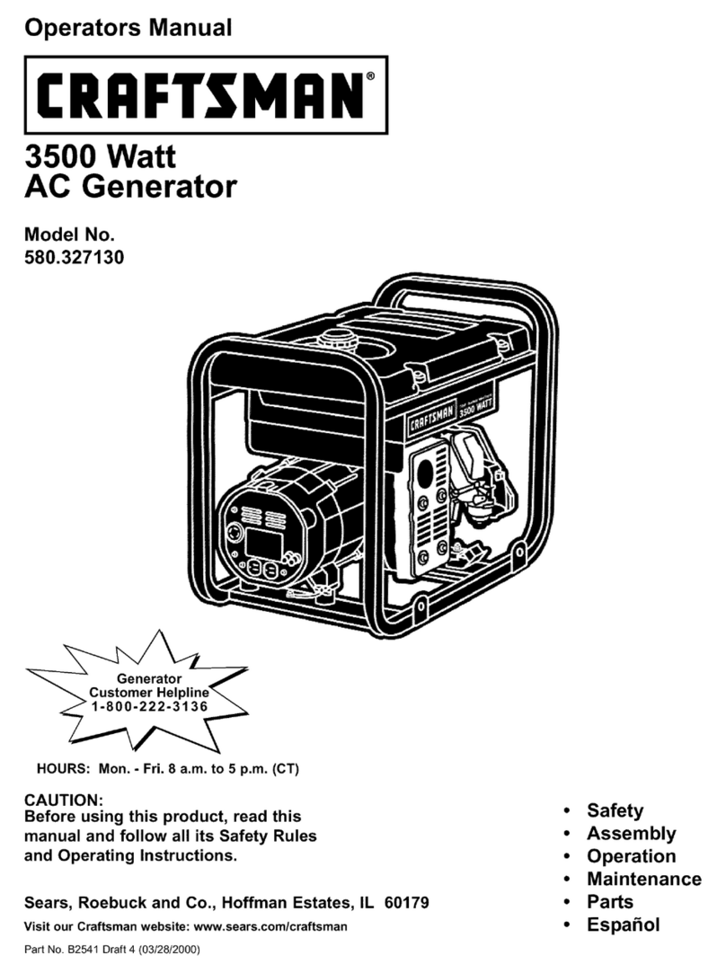 Craftsman 580.327130 Operator's manual