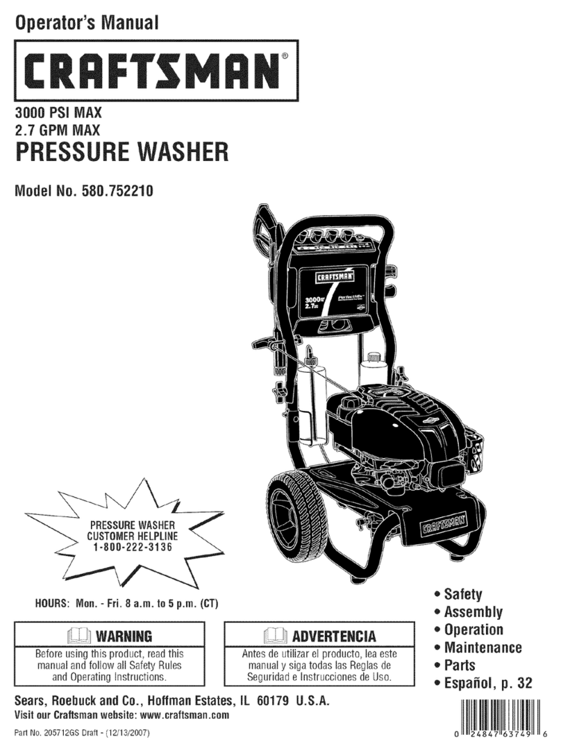 Craftsman 580.752210 Operator's manual