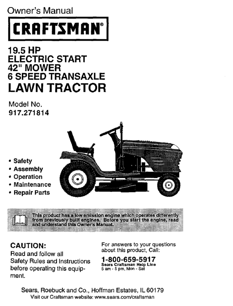 Craftsman 917.271814 User manual Craftsman 917.271814 User manual