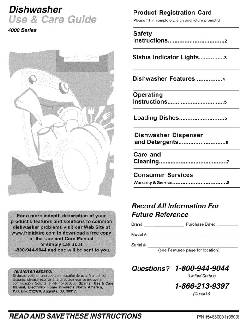 Electrolux 4000 Series Use & care guide