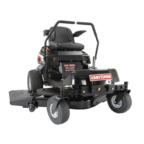 Craftsman ZTS 7500 Operator's manual