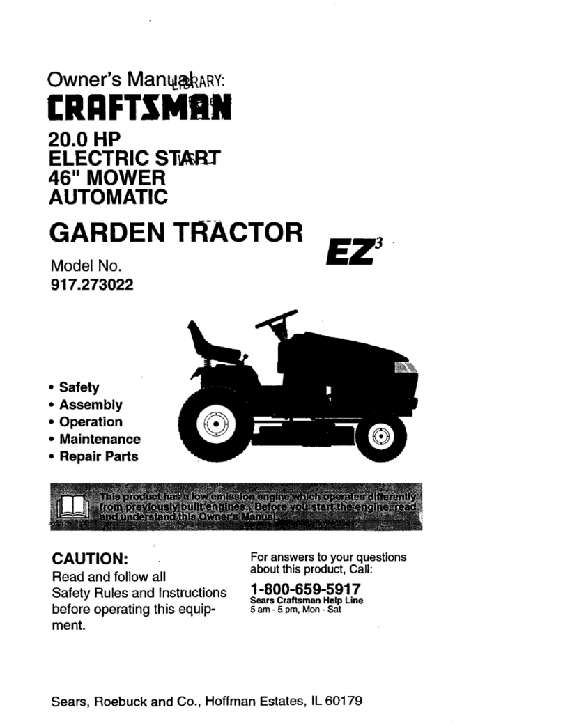 Craftsman EZ3 917.273022 owner's manual