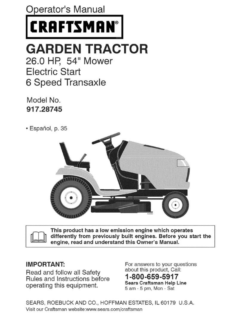 Craftsman 917.28745 Operator's manual