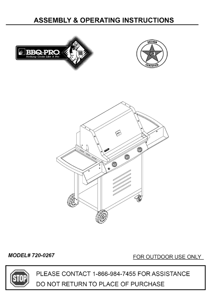 BBQ 720-0267 Quick reference guide