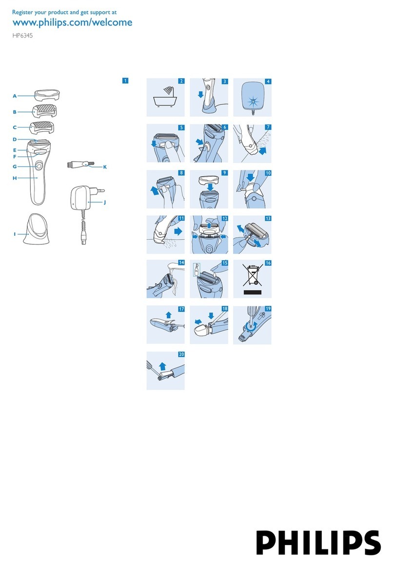 Philips HP6345 User manual