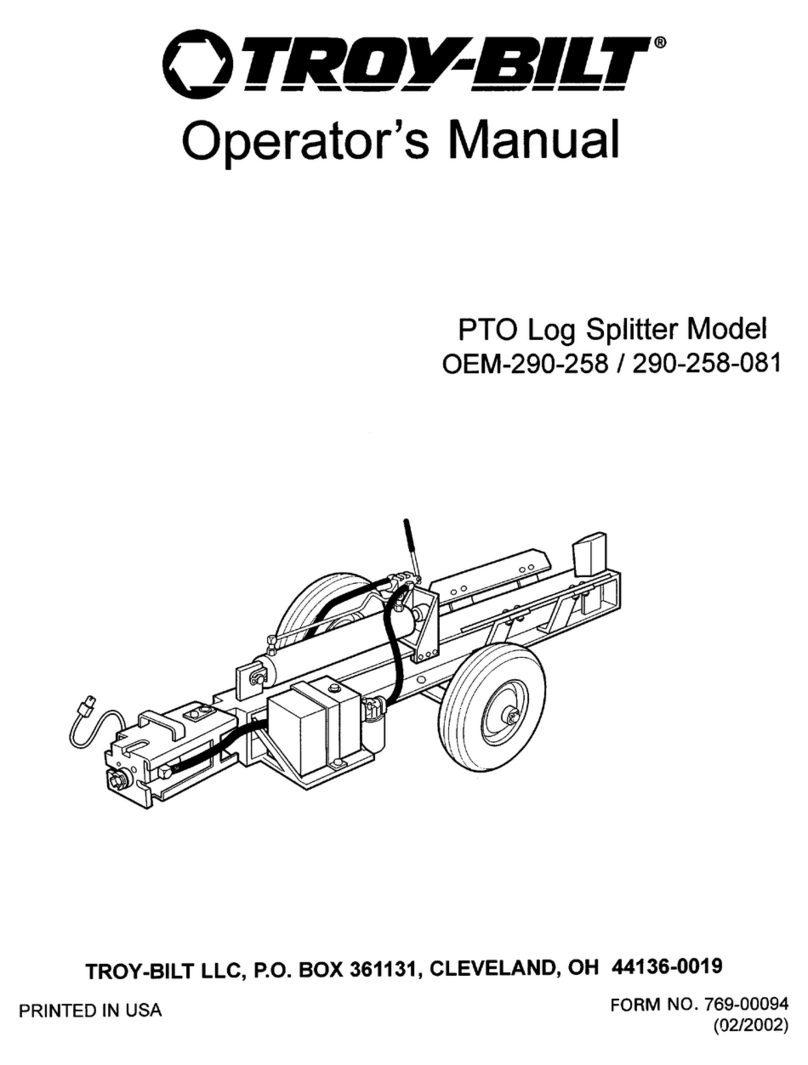 Troy-Bilt OEM-290-258 Operator's manual